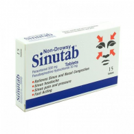 SINUTAB II 500/300 mg x 20 COMPRIMIDOS
